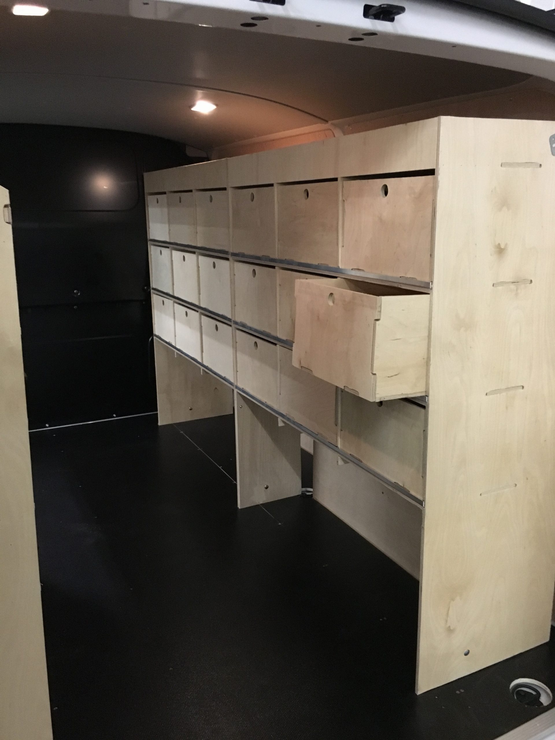 van racking drawers
